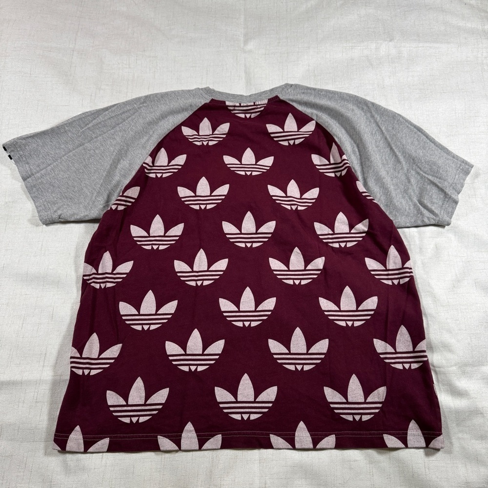 Adidas Originals Trefoil Logo Allover Print T Shirt - Picture 2 of 6